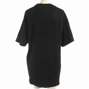 Y's BANG ON ヨウジヤマモト 半袖 Tシャツ ロゴ 袖プリント クルーネック 黒 ブラック