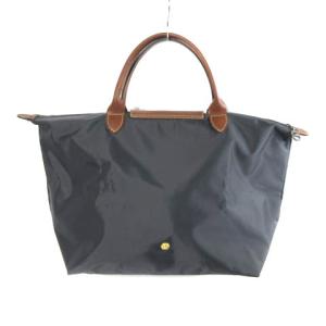 Longchamp ル プリアージュ M トップハンドルバッグ ハンドバッグ トートバッグ L1623089300 グレー ブラウン