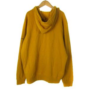 Columbia パーカー フーディ プルオーバー ロゴ エンブロイダリー 刺繍 マスタード L GY99