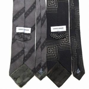 GIORGIO ARMANI ネクタイ 7本セット まとめ レギュラータイ 総柄 シルク ビジネス マルチカラー