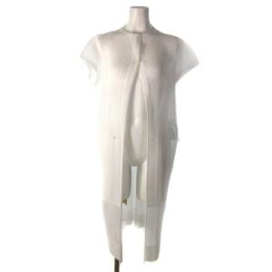 近年モデル ロング カーディガン ホワイト 3