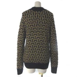 Cruciani ニット セーター プルオーバー ローゲージ 長袖 ブラウン ネイビー 44