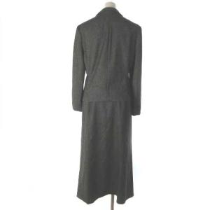 23区 スカート スーツ セットアップ チャコールグレー 40