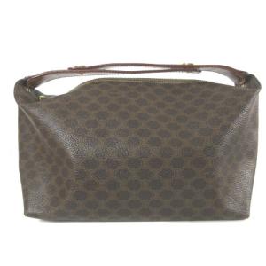 バニティ ポーチ マカダム柄 ブラウン