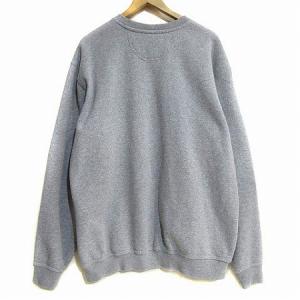 Carhartt トレーナー スウェット クルーネック 裏起毛 ワンポイント ロゴパッチ K124HGY グレー L