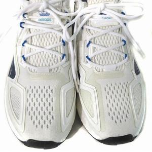 adidas ZX2KBOOST スニーカー ローカット メッシュ シューレース H05148 白 ホワイト 紺 ネイビー US8.5 26.5cm