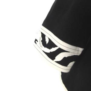 LEONARD FASHION ファッション カーディガン コットン モノトーン 7分袖 白 黒 ホワイト ブラック LL