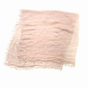 Faliero Sarti ストール 大判 シルク混 リネン混 フリンジ イタリア製 ピンク RF