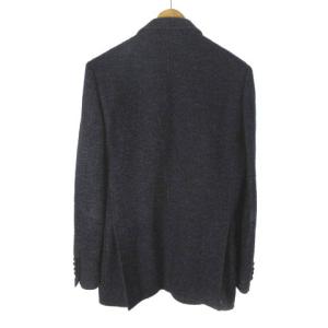 Aquascutum テーラードジャケット 2B シングル ウール M ネイビー