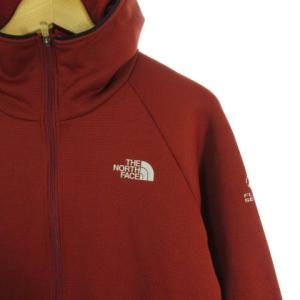 THE NORTH FACE NL61771 KHUMB TRAIL HOODIE ジャケット パーカー フーディ ジップアップ 裏起毛 L レッド ブラック
