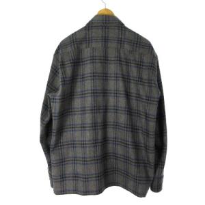 junhashimoto 21AW SV03 CPO Shirt チェックシャツ ウールシャツ グレー 4
