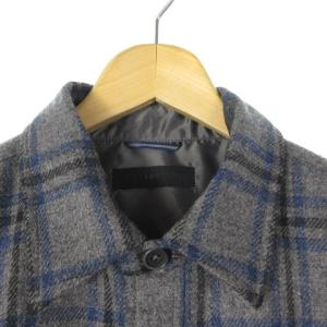 junhashimoto 21AW SV03 CPO Shirt チェックシャツ ウールシャツ グレー 4