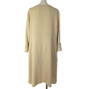 TOCCA ロングカーディガン とろみ リボン ベージュ 0