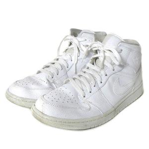 NIKE 554724-130 AIR JORDAN 1 MID スニーカー シューレース ホワイト