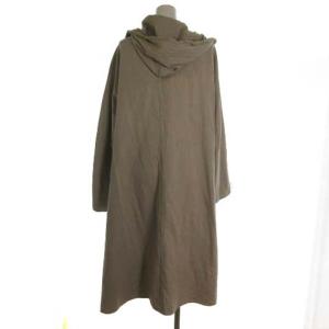 JURGEN LEHL ババグーリ Babaghuri 近年モデル フーデッド ロングカーディガン コットン ベージュ M