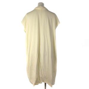 JURGEN LEHL ノースリーブ トッパー カーディガン アイボリー M