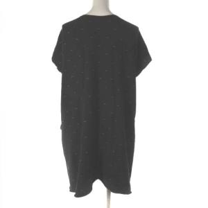 JURGEN LEHL ババグーリ Babaghuri カットソー ニットソー コットン フレンチスリーブ 黒 ブラック M