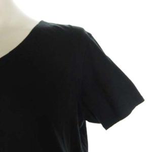 JURGEN LEHL Ｔシャツ カットソー 半袖 うさぎ バックプリント ブラック 黒 L