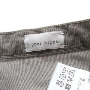 upper hights デニムパンツ ジーンズ THE TAYLOR ストレッチ カットオフ 13G449 グレー 22