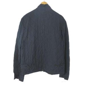 POLO RALPH LAUREN 中綿 キルティングジャケット ワンポイント 裏地チェック ネイビー 紺 Ｍ