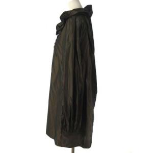 GIVENCHY カットソー シフォン 長袖 ラウンド ボリュームカラー ブラウン 茶 38