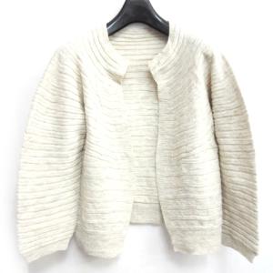 イッセイミヤケ カーディガン リネン ジャケット 白系 2