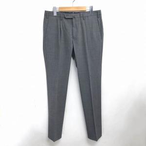 SLIM FIT PATTERN 30 パンツ スラックス 灰 グレー 48