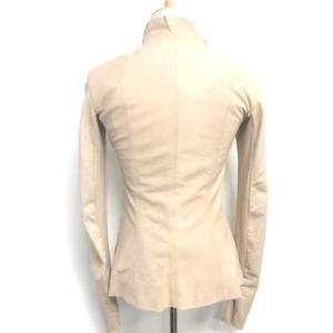 Rick Owens OLMAR and MIRTA期 レザー ジャケット リブニット切替 アシンメトリー