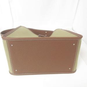 VASIC PORT MINI ショルダーバッグ キャンバス×レザー VC5411-176 カーキ×ブラウン