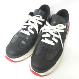 スニーカー ローカット レザー 20年 ブラック 黒 29cm