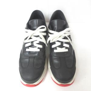 Neil Barrett スニーカー ローカット レザー 20年 ブラック 黒 29cm