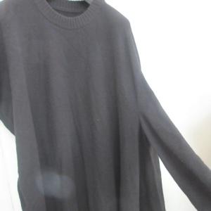 Martin Margiela 1 19AW アシンメトリー ニット ポンチョ Crewneck Wool Poncho ワンピース ブラック