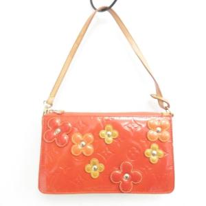 LOUIS VUITTON モノグラム ヴェルニ フラワーレキシントン オレンジ M92247
