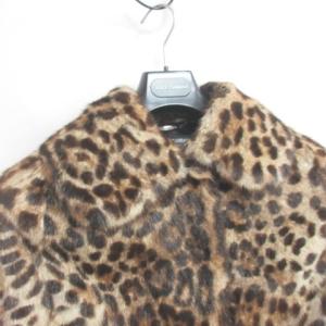 DOLCE&GABBANA ファーポンチョ コート 毛皮 marmotta mongolia レオパード