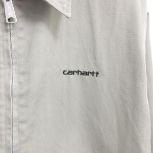 Carhartt ワークジャケット ワンポイント ロゴ刺繍