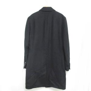 HUGO BOSS カシミヤ混 チェスターコート ジャケット ブラック 46