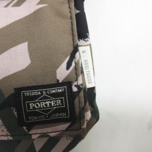 N.HOOLYWOOD × ポーター 2WAY ヘルメットバッグミニ ショルダーバッグ ハンドバッグ クロスボディ コラボ 総柄 グリーン ブラック