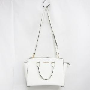 MICHAEL Michael Kors セルマ ミディアム サッチェル 2way ハンドバッグ ショルダーバッグ クロスボディ ホワイト