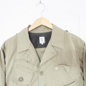 South2 West8 21SS TENKARA SHIRT フィッシング ジャケット GL778A カーキベージュ M