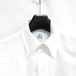 BLACK FLEECE BY Brooks Brothers ボタンダウン シャツ オックスフォード 長袖 ワンポイント ホワイト 白