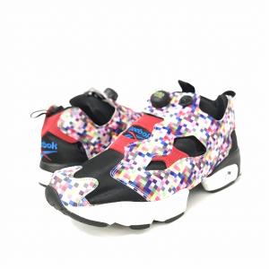 × アトモス ATMOS コラボ INSTA PUMP FURY OG インスタ ポンプフューリー スニーカー ネオンカラー