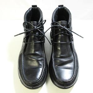 GIORGIO ARMANI チャッカ ブーツ ショートブーツ レザー クロコ型押し ブラック 黒 6 1