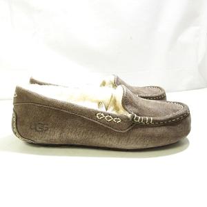 UGG australia モカシン スリッポン ムートン アンスレー Ansley 3312 ブラウン 茶 US6 22cm 0902 ECR8
