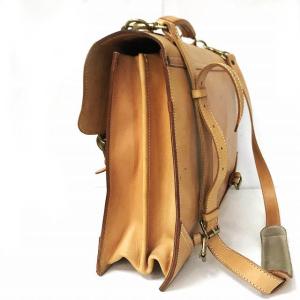 BREE  ヌメ革 3way ブリーフケース リュック ショルダーバッグ 鞄 ベージュ ブラウン