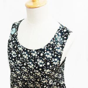 MARC JACOBS THE TENT DRESS 美品 フローラルテントドレス ワンピース 花柄 ブラック S 0920