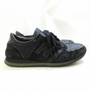 New Balance ×マーガレットハウエル別注 U420MHB スニーカー スエード 23.5cm ブラック