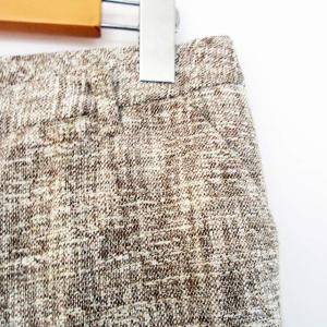 INCOTEX サマーツイードスラックスパンツ 40 ブラウン