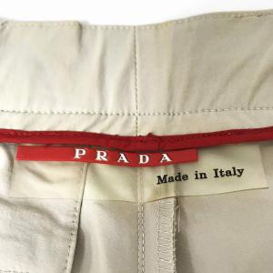 PRADA SPORT 国内正規 パンツ スラックス ナイロン ストレッチ 44 ベージュ 