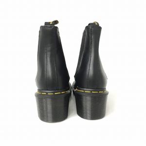 Dr.Martens ハーストン チェルシーチャンキーヒールブーツ サイドゴア UK3 ブラック