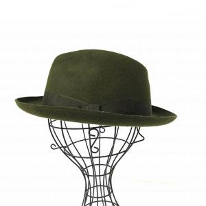 Stevenson Overall Co. フェルト 中折ハット カーキ